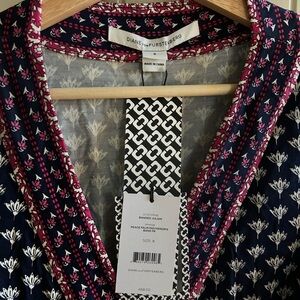 DVF Midi Wrap Dress NWT